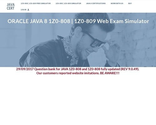 Java Certification Full Simulator