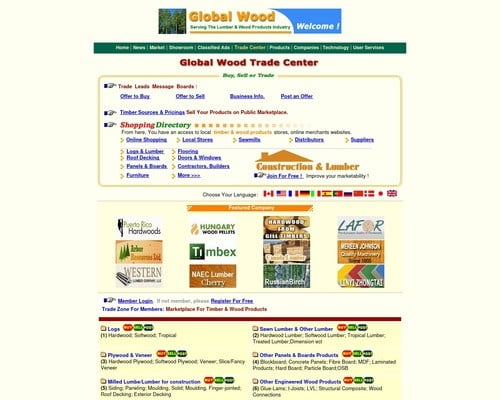 Global Timber and Wood Products Marketplace