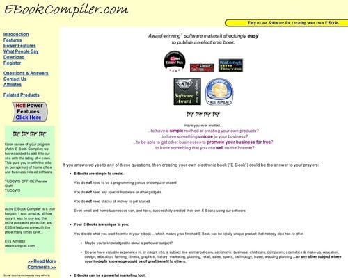 eBook Compiler Softwar