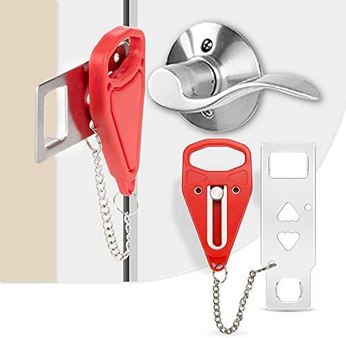 Portable Door Lock Extra Lock for Additional Privacy and Safety in Home