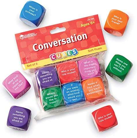 Learning Resources Conversation Cubes