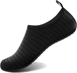 VIFUUR Water Sports Unisex Shoes Black - 4-5 W US / 3-4 M US (34-35) | Water Shoes